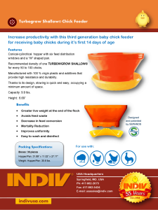 Turbogrow Shallow Chick Feeder