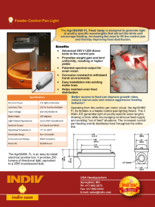 Feeder Control Pan Light