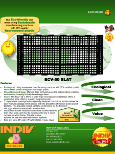 ECV-50 Slat
